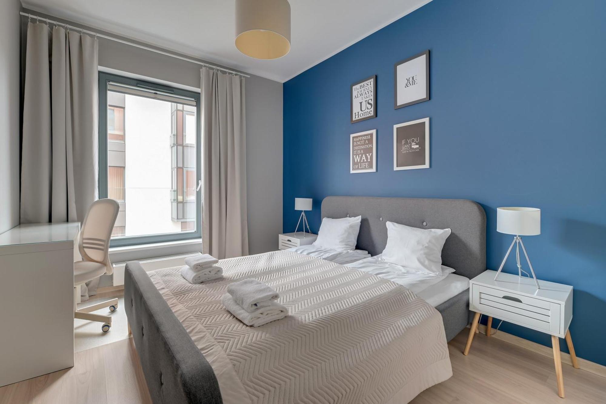 Blue Mandarin Riverside Gdańsk Chambre photo